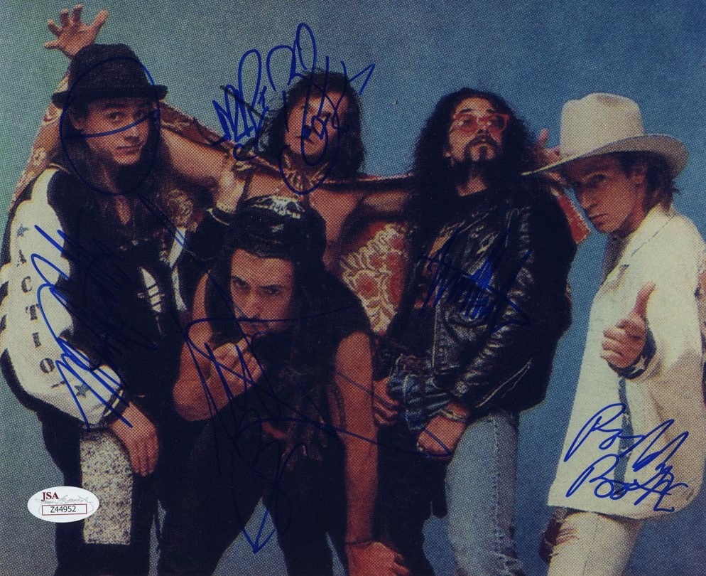 Faith No More Band Signed 8x10 Photo Certified Authentic JSA COA